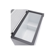LG Congélateur coffre 194&nbsp;L Argent, Vue intérieure de l’espace du congélateur coffre LG, GCFB205BQCF, thumbnail 5