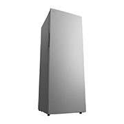 LG Réfrigérateur-congélateur vertical 350&nbsp;L Prime argent, Vue de l’angle gauche du congélateur vertical LG GCFB314MQCM, GCFB354MQCM, thumbnail 6