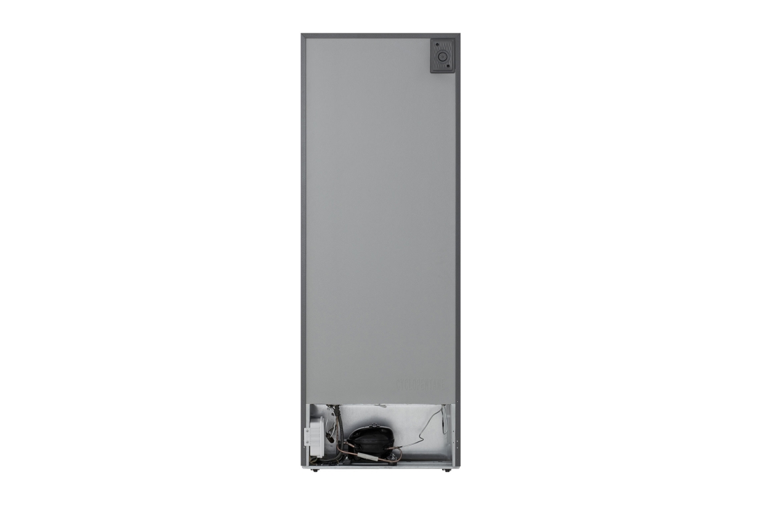 LG Réfrigérateur-congélateur vertical 350&nbsp;L Prime argent, Vue arrière du congélateur vertical LG GCFB314MQCM, GCFB354MQCM, thumbnail 11