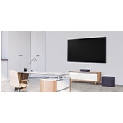 LG Éclair QP5 | Barre de son compacte | système 3.1.2 | 320W | Hi-Res Audio | Dolby Atmos | DTS:X | Meridian | Noir, QP5, QP5, thumbnail 6