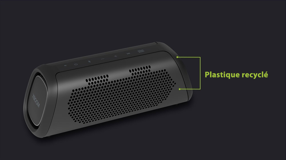 Fabriquée à partir de plastique recyclé