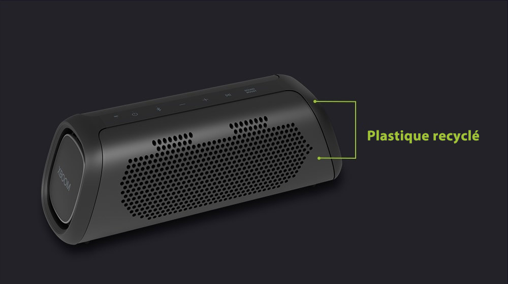 Fabriquée à partir de plastique recyclé