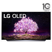 LG Téléviseur OLED Smart C1 LG 4K 55 pouces, vue avant, OLED55C1PVB, thumbnail 1
