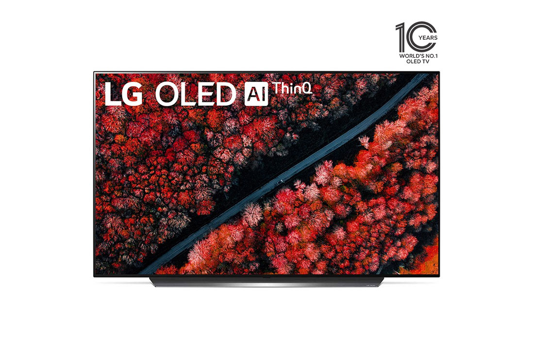 LG TV OLED 55 pouce C9 Séries Cinéma Screen Parfait Design TV OLED Smart 4K HDR avec ThinQ AI, OLED55C9PVA