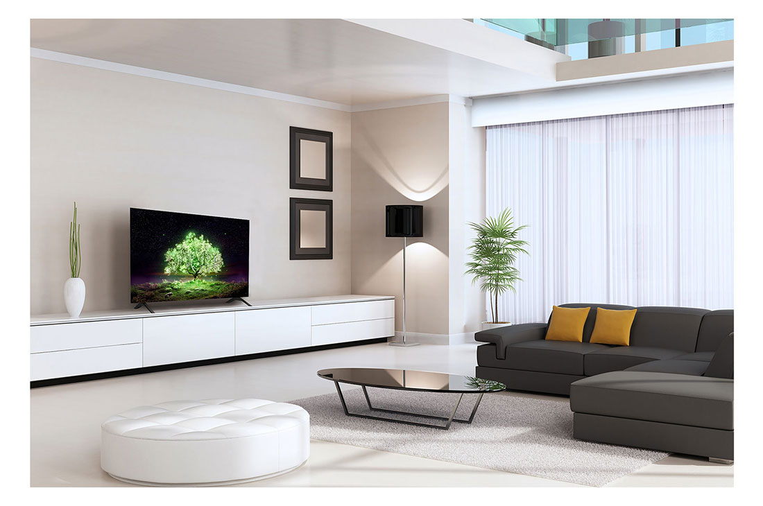 LG A1 55 inch 4K Smart OLED TV, Lifestyle view, OLED55A1PVA, thumbnail 10