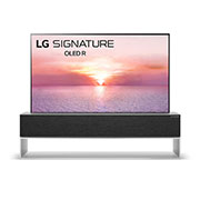LG OLED Enroulable TV 2021 | 65'' (164 cm) | UHD | α9 Gen4 AI 4K, Plein écran avant, OLED65R1PVA, thumbnail 2
