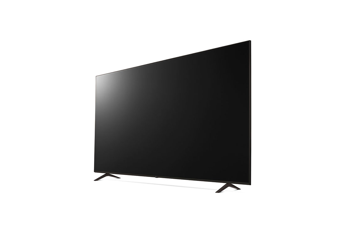 LG TÉLÉVISEUR UHD 4K, vue de côté à 30 degrés avec image de remplissage, 75UQ90006LC, thumbnail 4