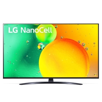 A front view of the LG NanoCell TV1
