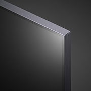 LG Téléviseur LG QNED de 75 pouces de la série QNED95, doté d’un design Écran de cinéma 8K, HDR de la plateforme WebOS Smart et de la technologie AI ThinQ Mini LED, vue du panneau en gros plan, 75QNED95VPA, thumbnail 8