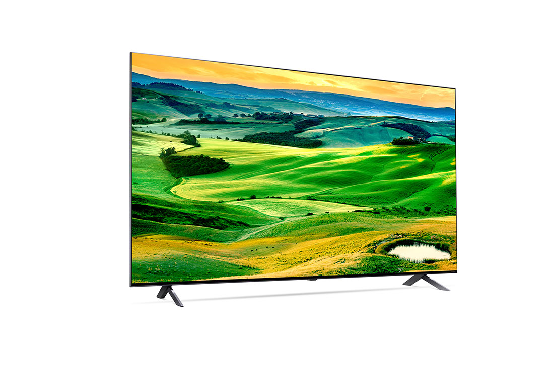 LG Smart TV QNED LG QNED80 75 pouces 4K, vue de côté à 90 degrés, 75QNED806QA, thumbnail 4