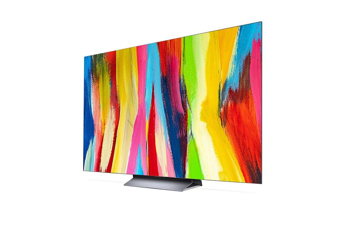 LG Smart TV LG OLED evo C2 4K 65&nbsp;pouces, 45 degree right side view, OLED65C24LA, thumbnail 4