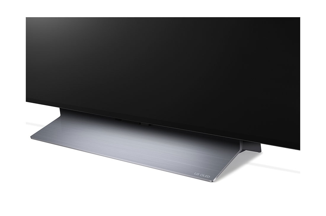 LG Smart TV LG OLED evo C2 4K 65&nbsp;pouces, Side close up view of the base, OLED65C24LA, thumbnail 9