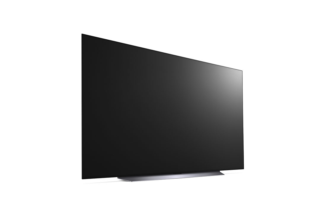 LG TV LG OLED evo C2 | 2022 | 83'' (211 cm) | UHD | Processeur α9 Gen5 AI, Vue latérale légèrement inclinée, OLED83C24LA, thumbnail 5