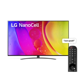 A front view of the LG NanoCell TV2