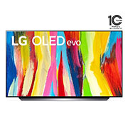 LG Téléviseur LG OLED evo de 48 pouces, doté d’un design Écran de cinéma, Active HDR 4K, de la série C2, Vue avant , OLED48C26LA, thumbnail 1