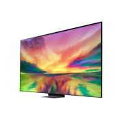 LG, téléviseur QNED à technologie couleur, série QNED81R de 86 pouces, WebOS Smart AI ThinQ, Télécommande magic, Image Pro AI, Son Pro AI (canal 5.1.2), 2023 Nouveau, vue de côté à 30 degrés avec image de remplissage, 86QNED816RA, thumbnail 3