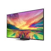 LG, téléviseur QNED à technologie couleur, série QNED81R de 75 pouces, WebOS Smart AI ThinQ, Télécommande magic, Image Pro AI, Son Pro AI (canal 5.1.2), 2023 Nouveau, vue de côté à 30 degrés avec image de remplissage, 75QNED816RA, thumbnail 3