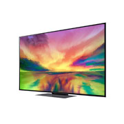 LG, téléviseur QNED à technologie couleur, série QNED81R de 55 pouces, WebOS Smart AI ThinQ, Télécommande magic, Image Pro AI, Son Pro AI (canal 5.1.2), 2023 Nouveau, vue de côté à 30 degrés avec image de remplissage, 55QNED816RA, thumbnail 3