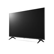 LG TÉLÉVISEUR UHD 4K, vue de côté à 30 degrés avec image de remplissage, 43UQ80006LD, thumbnail 3
