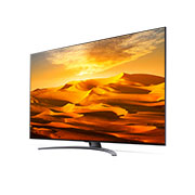LG QNED91 Smart TV Entrée de résolution 4K MiniLED de 65 pouces, vue de côté à 30 degrés avec image de remplissage, 65QNED916QA, thumbnail 3