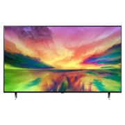 LG Smart TV QNED LG QNED80 75 pouces 4K, vue avant avec image de remplissage, 75QNED806RA, thumbnail 2