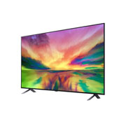 LG Smart TV QNED LG QNED80 75 pouces 4K, vue de côté à 30 degrés avec image de remplissage, 75QNED806RA, thumbnail 3