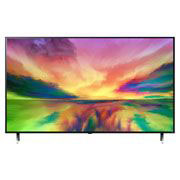 LG Smart TV QNED LG QNED80 55 pouces 4K, front view with infill image, 55QNED806RA, thumbnail 2