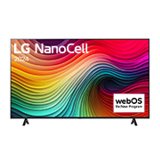 LG Smart TV  LG NanoCell NANO80 4K, 55 pouces, Télécommande Magique IA HDR10 webOS24 2024, Vue avant d’un téléviseur LG NanoCell, NANO80 avec le texte LG NanoCell, 2024 et le logo webOS Re:New Program à l’écran, 55NANO80T6A, thumbnail 2
