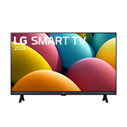 LG Smart TV LG HD LR60 2024, 43 pouces, Vue avant du téléviseur LG HD, LR60 avec le texte de LG SMART TV et 2024 sur l’écran avec un support à 2 pôles, 43LR60006LA, thumbnail 1