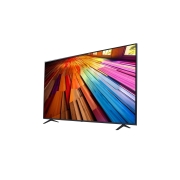 LG Smart TV  LG UHD UT80 4K, 70 pouces, Télécommande Magique IA HDR10 webOS24 2024, Vue latérale du téléviseur LG UHD, UT80, 70UT80006LA, thumbnail 4