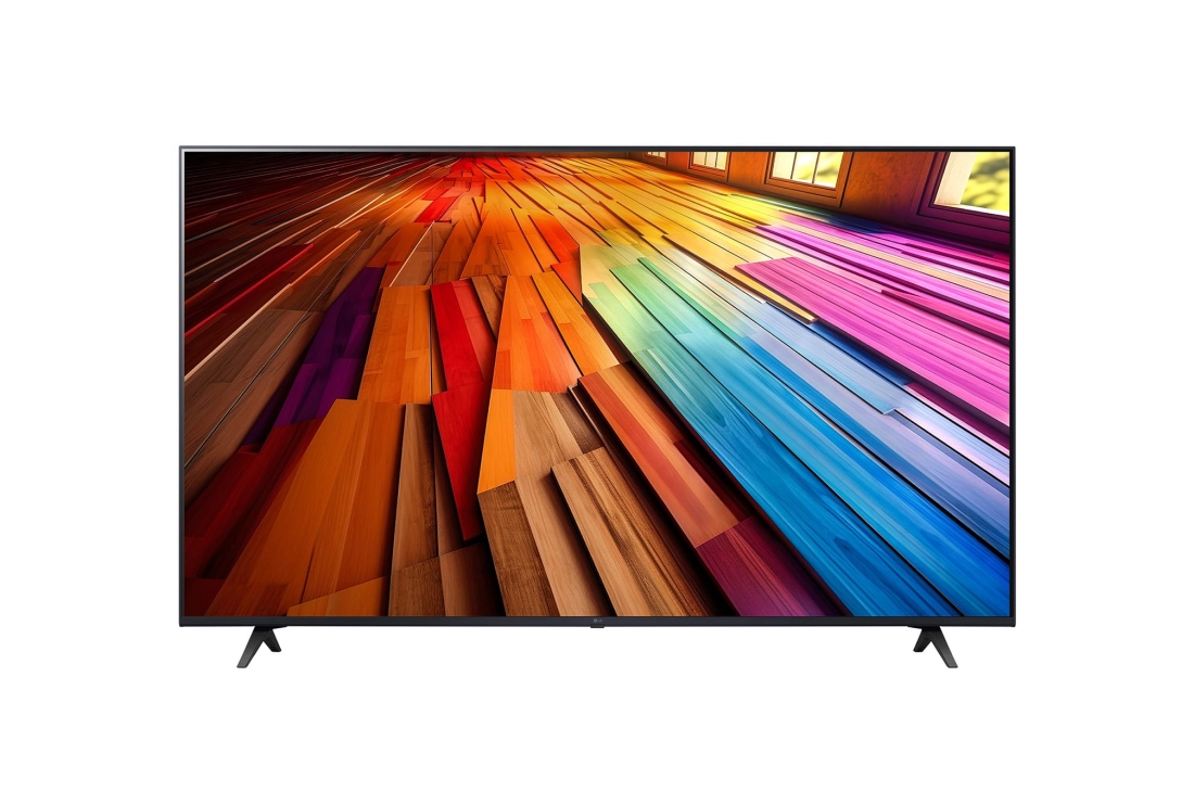 LG Smart TV  LG UHD UT80 4K, 55 pouces, Télécommande Magique IA HDR10 webOS24 2024, Vue avant du téléviseur LG UHD, UT80, 55UT80006LA, thumbnail 3