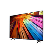 LG Smart TV  LG UHD UT80 4K, 50 pouces, Télécommande Magique IA HDR10 webOS24 2024, Vue latérale légèrement inclinée vers la gauche du téléviseur LG UHD, UT80, 50UT80006LA, thumbnail 4