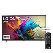LG Smart TV  LG QNED MiniLED QNED90 4K, 75 pouces, Télécommande Magique IA HDR10 webOS24 2024, 75QNED90T6A, thumbnail 1