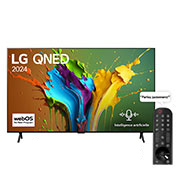 LG Smart TV  LG QNED QNED89 4K, 98 pouces, Télécommande Magique IA HDR10 webOS24 2024, Vue avant d’un téléviseur LG QNED, QNED89 avec le texte LG QNED, 2024 et le logo webOS Re:New Program à l’écran, 98QNED89T6A, thumbnail 1