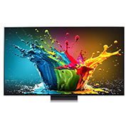 LG Smart TV  LG QNED MiniLED QNED99 8K, 86 pouces, Télécommande Magique IA HDR10 webOS24 2024, Vue avant du téléviseur LG QNED, QNED100, 86QNED99T6B, thumbnail 3