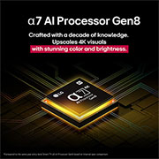 LG Smart TV LG QNED AI QNED82 4K 55 pouces Télécommande AI Magic Remote HDR10 webOS25 2025 , The alpha 7 AI Processor Gen8 lights up yellow and colorful bolts of light shoot out from it. The title talks about how the processor delivers 4K quality, stunning color and brightness., 55QNED82A6A, thumbnail 6