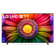 LG Smart TV UHD LG UR90 4K 75 pouces, 2023, A front view of the LG UHD TV, 86UR80506LB, thumbnail 1