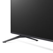 LG Smart TV UHD LG UR90 4K 75 pouces, 2023, close-up view of pole, 86UR80506LB, thumbnail 6
