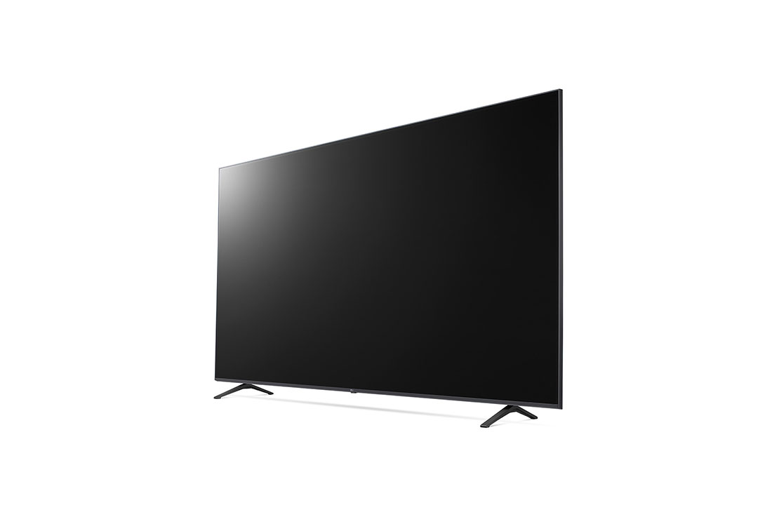 LG Smart TV UHD LG UR90 4K 75 pouces, 2023, 30 degree side view , 86UR80506LB, thumbnail 3