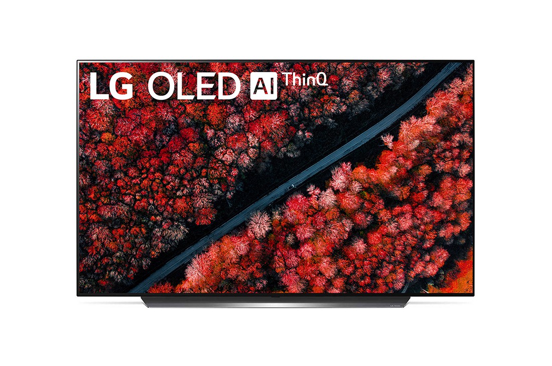 LG TV OLED 65 pouce C9 Séries Cinéma Screen Parfait Design TV OLED Smart 4K HDR avec ThinQ AI, OLED65C9PVA