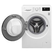 LG Lave-linge à chargement frontal (lavage uniquement) d’une capacité de 6 kg, Blanc, Moteur Inverter Direct Drive, 6 Mouvements associés DD, Diagnostic intelligent, F2J5NNP3W, thumbnail 2