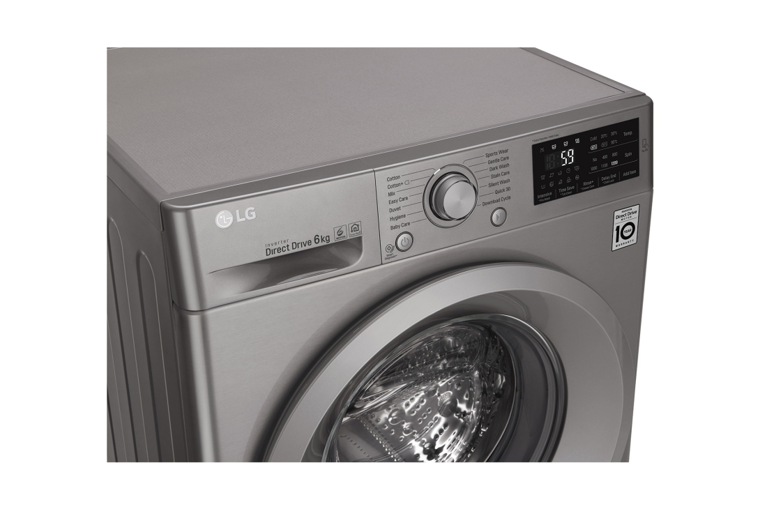 LG Lave-linge 6 KG | Moteur Direct Drive™ | 6 Motion DD | Ajout de linge, F2J5NNP7S, thumbnail 6