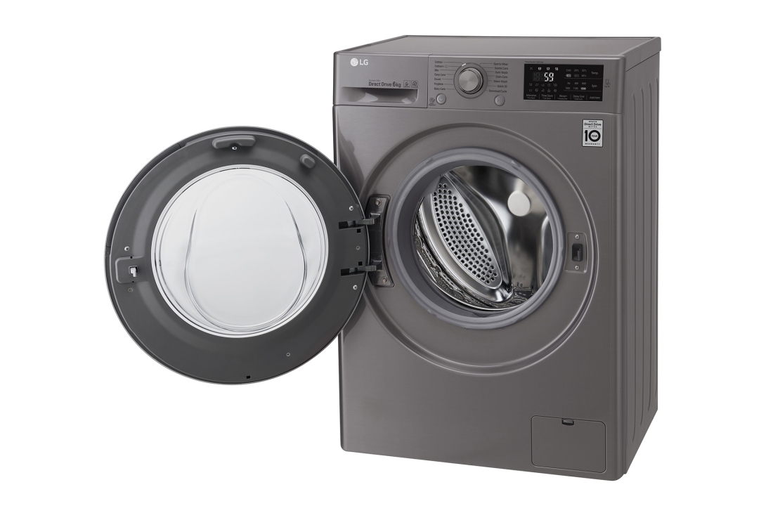 LG Lave-linge 6 KG | Moteur Direct Drive™ | 6 Motion DD | Ajout de linge, F2J5NNP7S, thumbnail 10