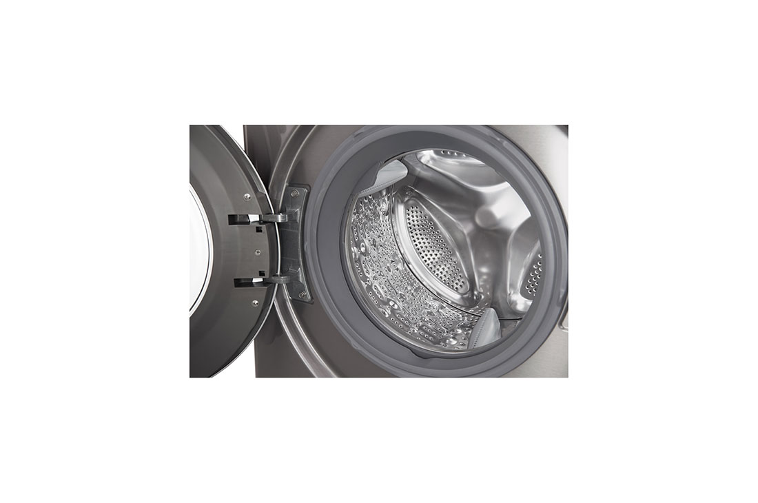 LG Lave-linge à chargement frontal (Lavage et Séchage), Capacité de charge : 7/4 kg, Argent, Moteur Inverter Direct Drive, 6 Mouvements associés DD, Steam+, TurboWash, F2J6HGP2S, thumbnail 3