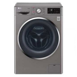 Lave-linge à chargement frontal (Lavage et Séchage), Capacité de charge : 7/4 kg, Argent, Moteur Inverter Direct Drive, 6 Mouvements associés DD, Steam+, TurboWash2