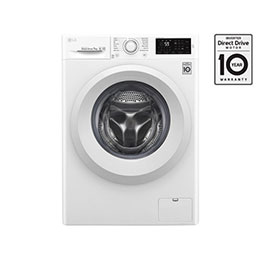 Lave-linge à chargement frontal, Blanc, avec Moteur Inverter Direct Drive