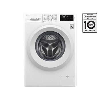 Lave-linge à chargement frontal, Blanc, avec Moteur Inverter Direct Drive