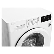 LG Lave-linge à chargement frontal, Blanc, avec Moteur Inverter Direct Drive, F4J5QNP3W, thumbnail 4