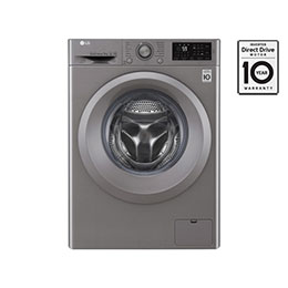 Lave-linge à chargement frontal (lavage uniquement), Capacité de charge : 7 kg, Argent, Moteur Inverter Direct Drive, 6 Mouvements associés DD, Diagnostic intelligent2