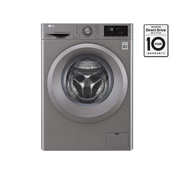 Lave-linge à chargement frontal (lavage uniquement), Capacité de charge : 7 kg, Argent, Moteur Inverter Direct Drive, 6 Mouvements associés DD, Diagnostic intelligent1
